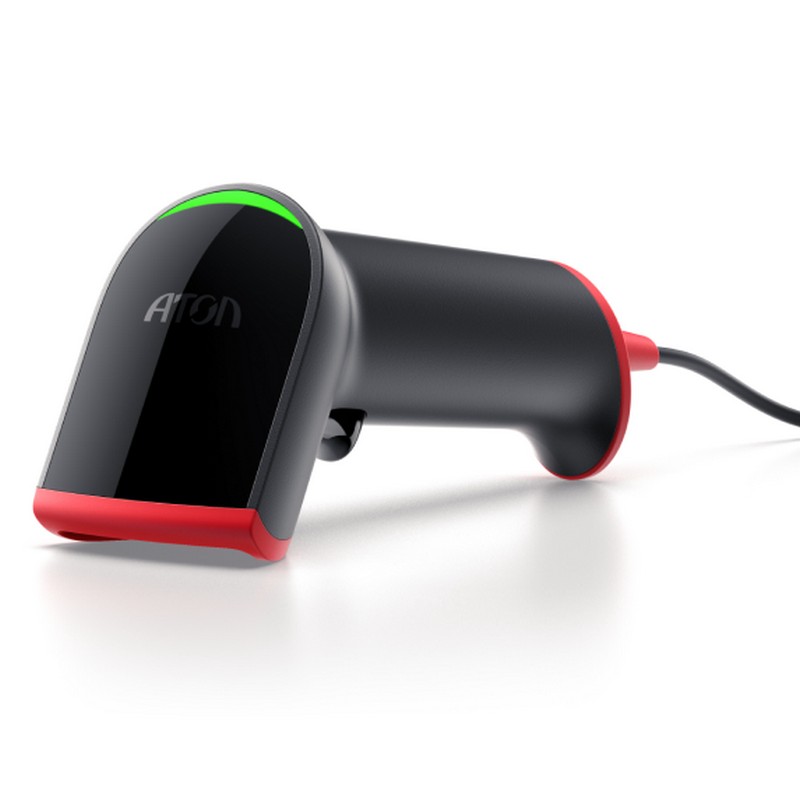 Сканер штрих-кода АТОЛ Impulse 12 v2 (2D, USB, Чёрный, Без подставки)