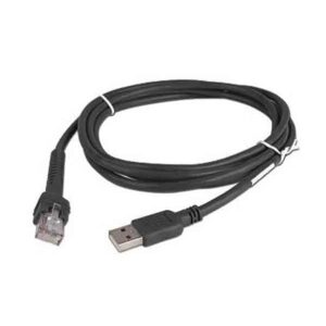 Кабель черный USB прямой для Xenon1900,Voyager1200/50