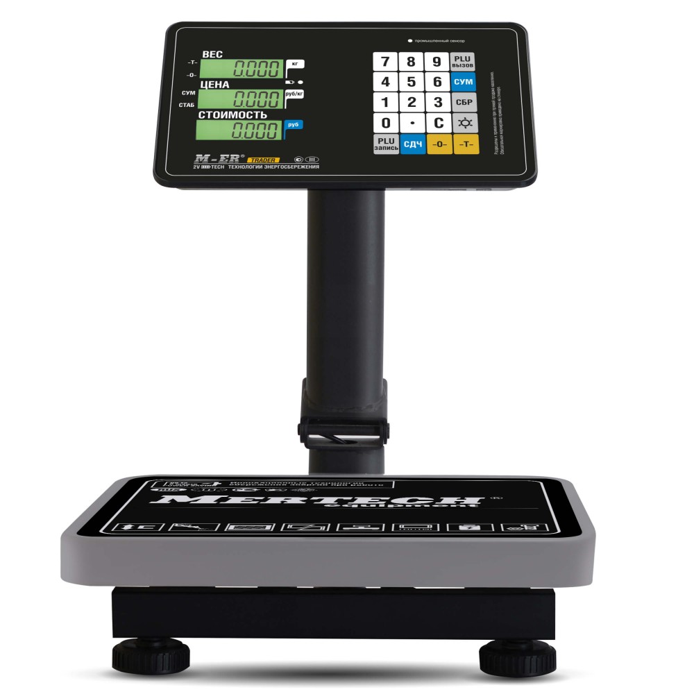 M-ER 333 ACPU LCD Весы напольные